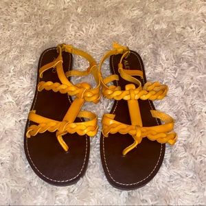 ALDO Westaway Sandals| Color: Yellow | Size: 10(Women)